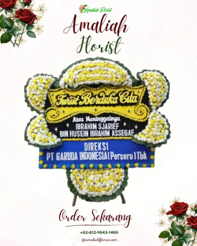 Papan Bunga Duka di Kebon Jayanti
